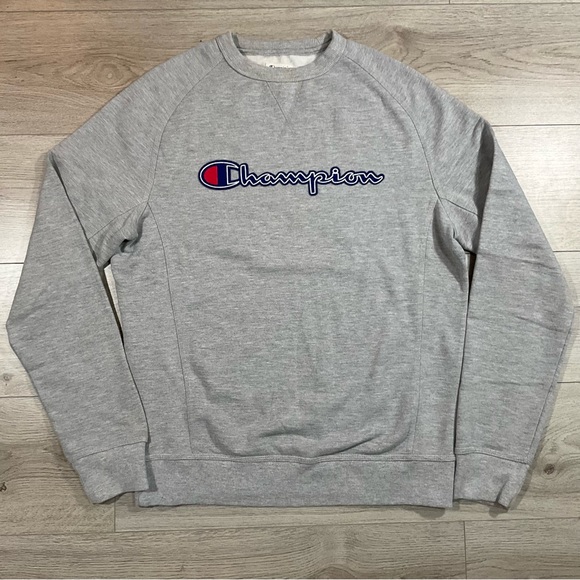 Retro Grey Champion Sweatshirt Size Small - Picture 2 of 6